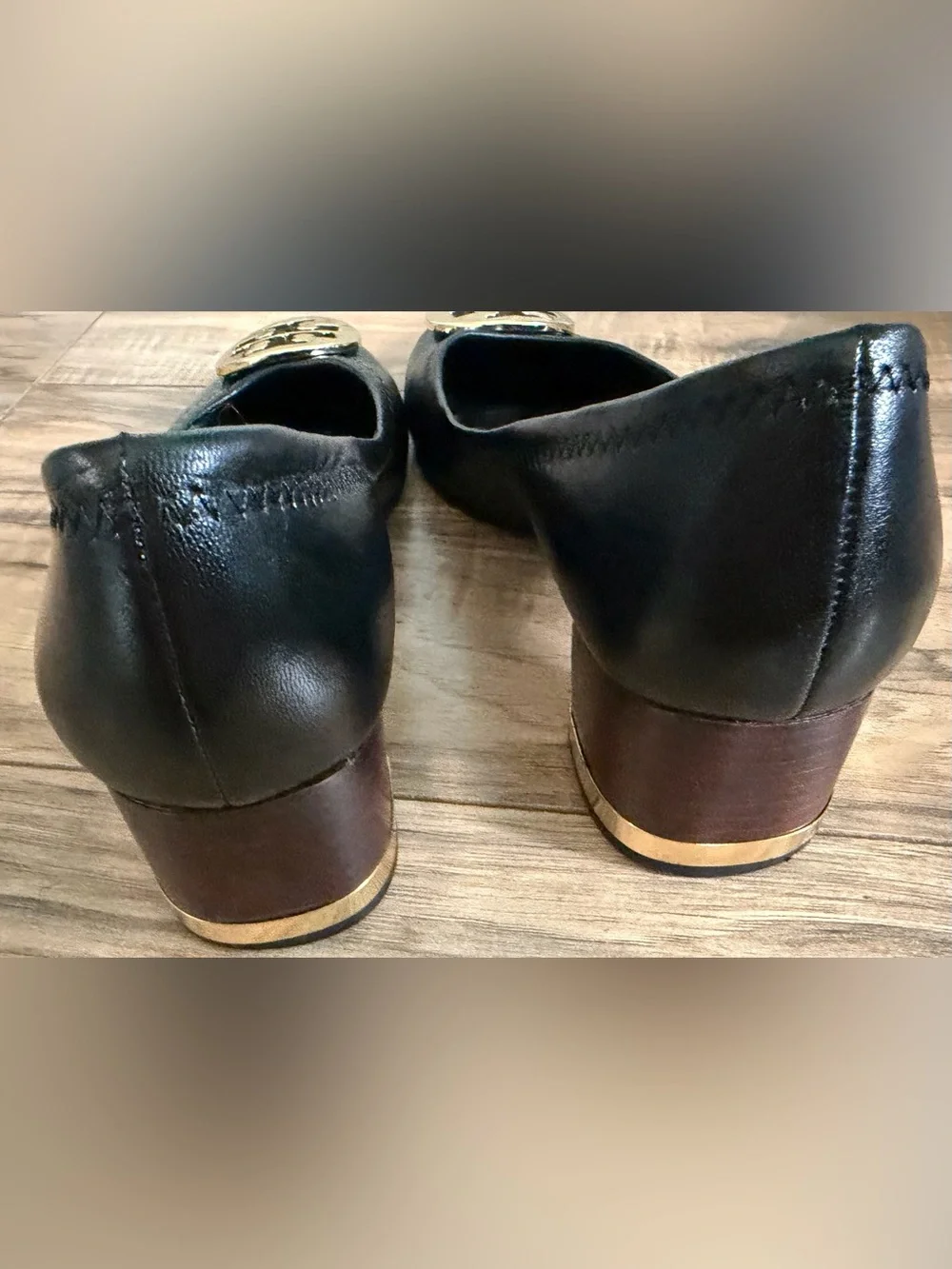 Tory Burch black heels 6.5